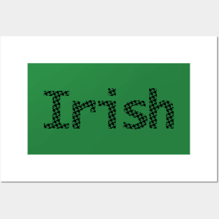 Irish Filled with Shamrocks St Patricks Day Posters and Art